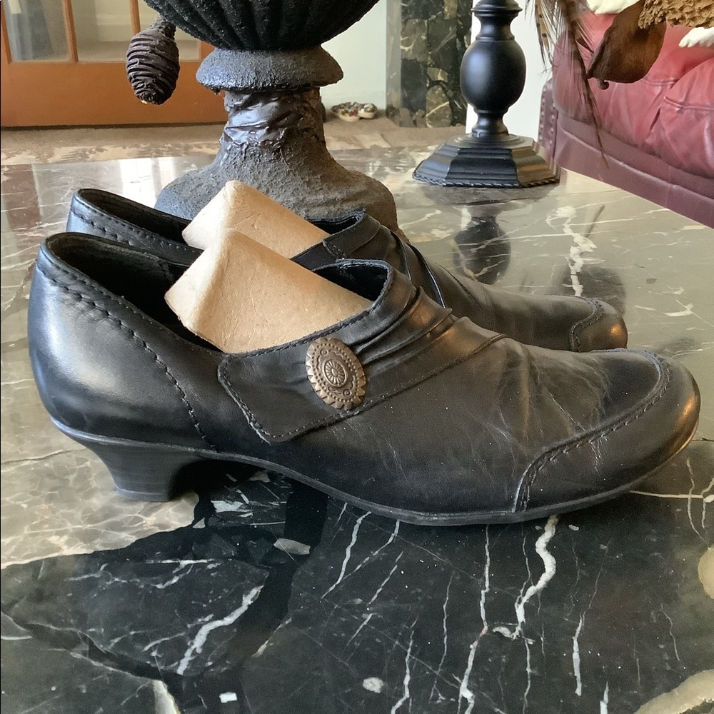 Remonte dorndorf milla black leather shoes size 40